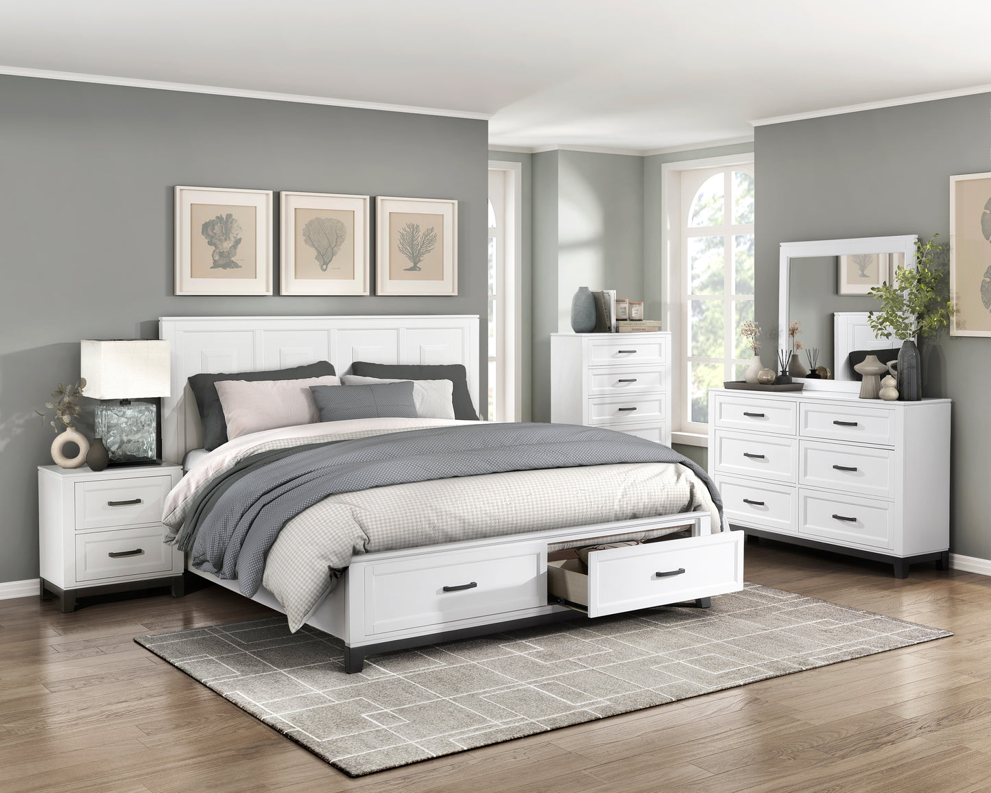 5pcs Queen Bedroom-Garretson Collection