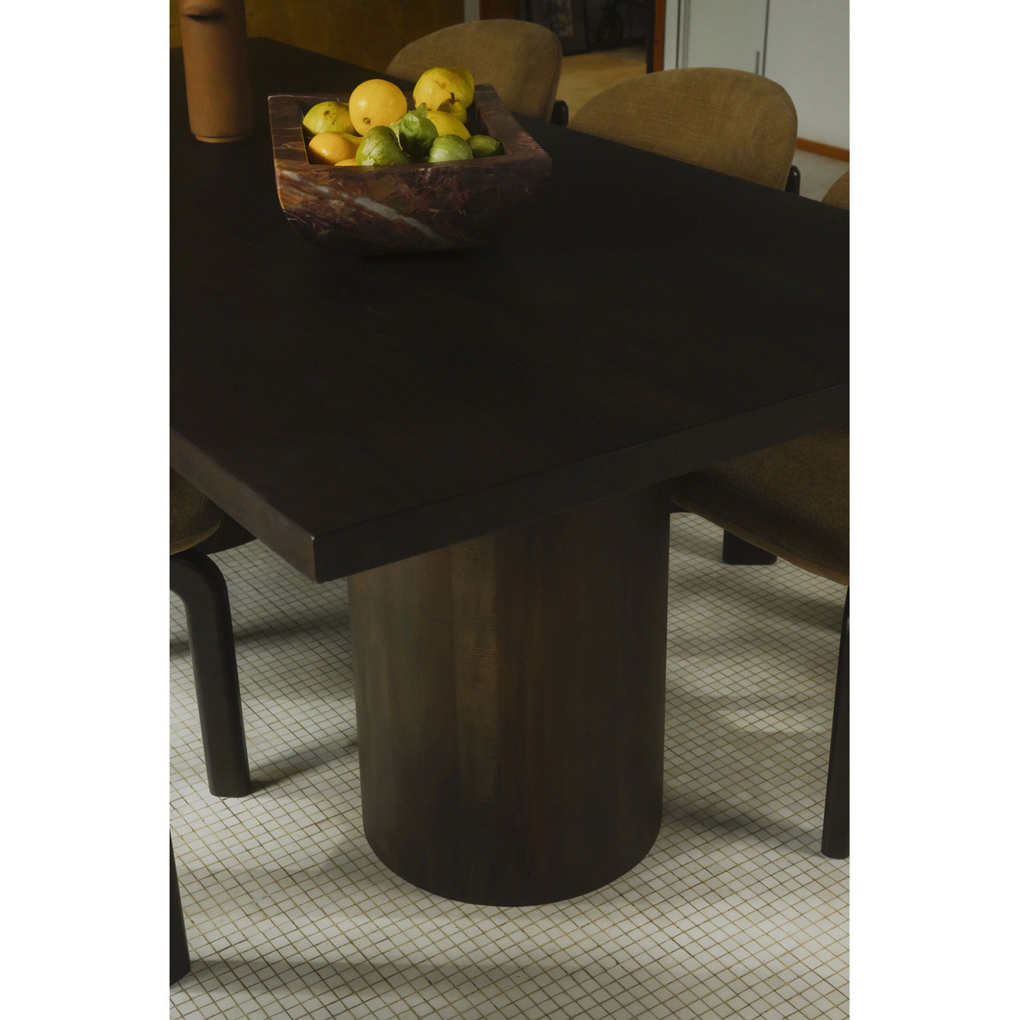 Hadley - Dining Table Small - Warm Brown