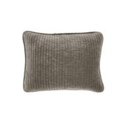 Stonewashed Cotton Velvet - Boudoir Pillow - Taupe