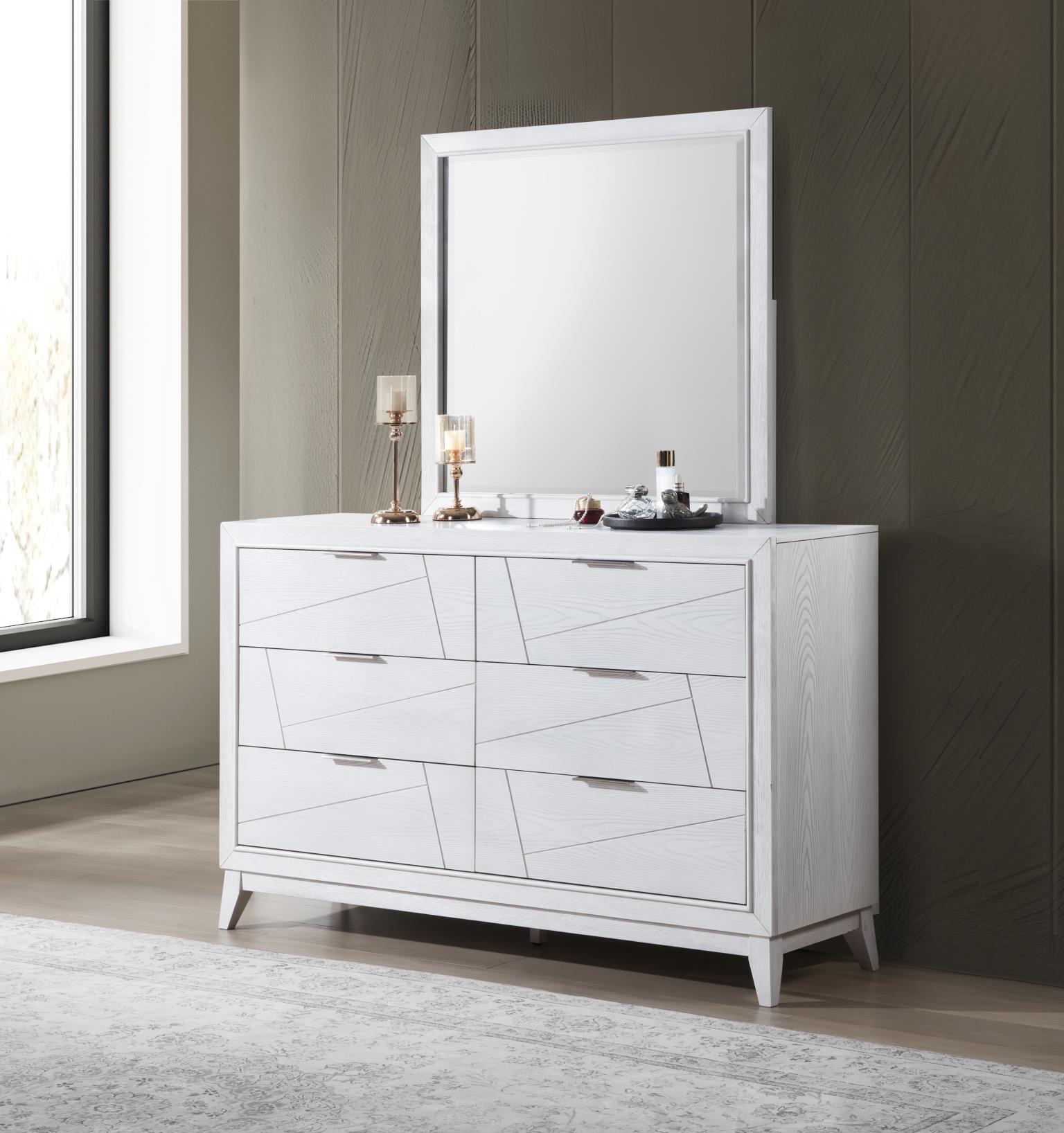 B242 - Mirror - Antique White