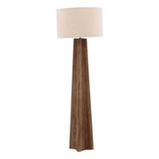 Devayne - Floor Lamp - Light Brown And Beige