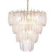 Flora - Chandelier - Clear And Brass