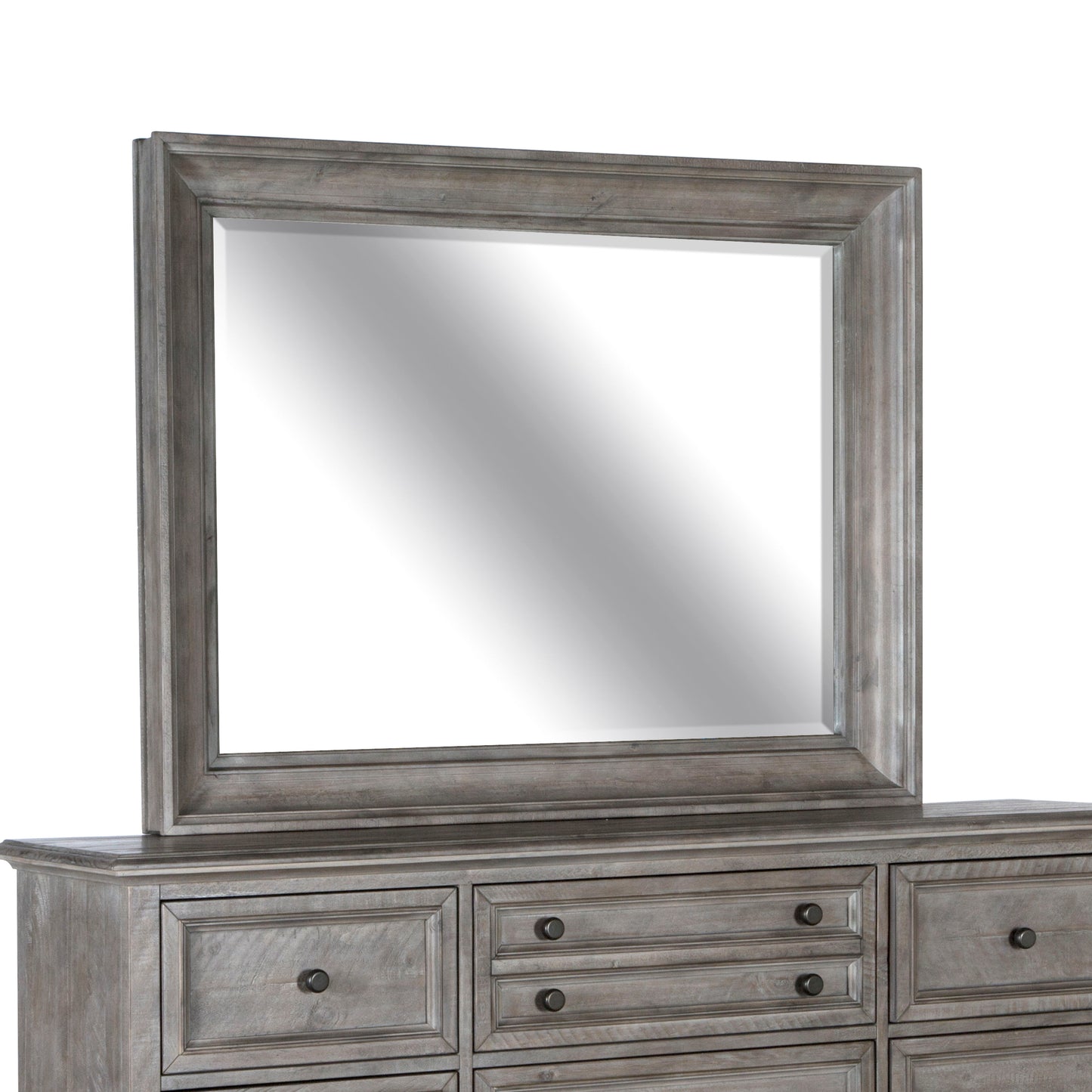 Lancaster - Landscape Mirror - Dovetail Grey