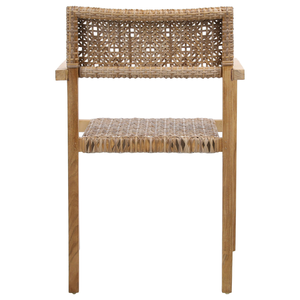 Deeta - Outdoor Dining Chair (Set of 2) - Natural Brown