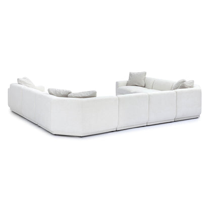 Perry - Modular Large U-Sectional - Cream