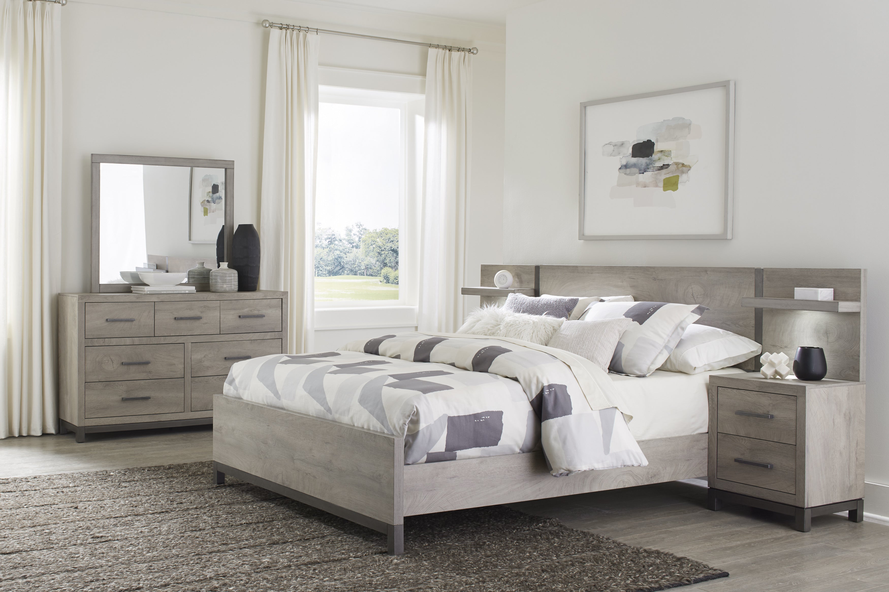 5pcs Queen Bedroom-Zephyr Collection