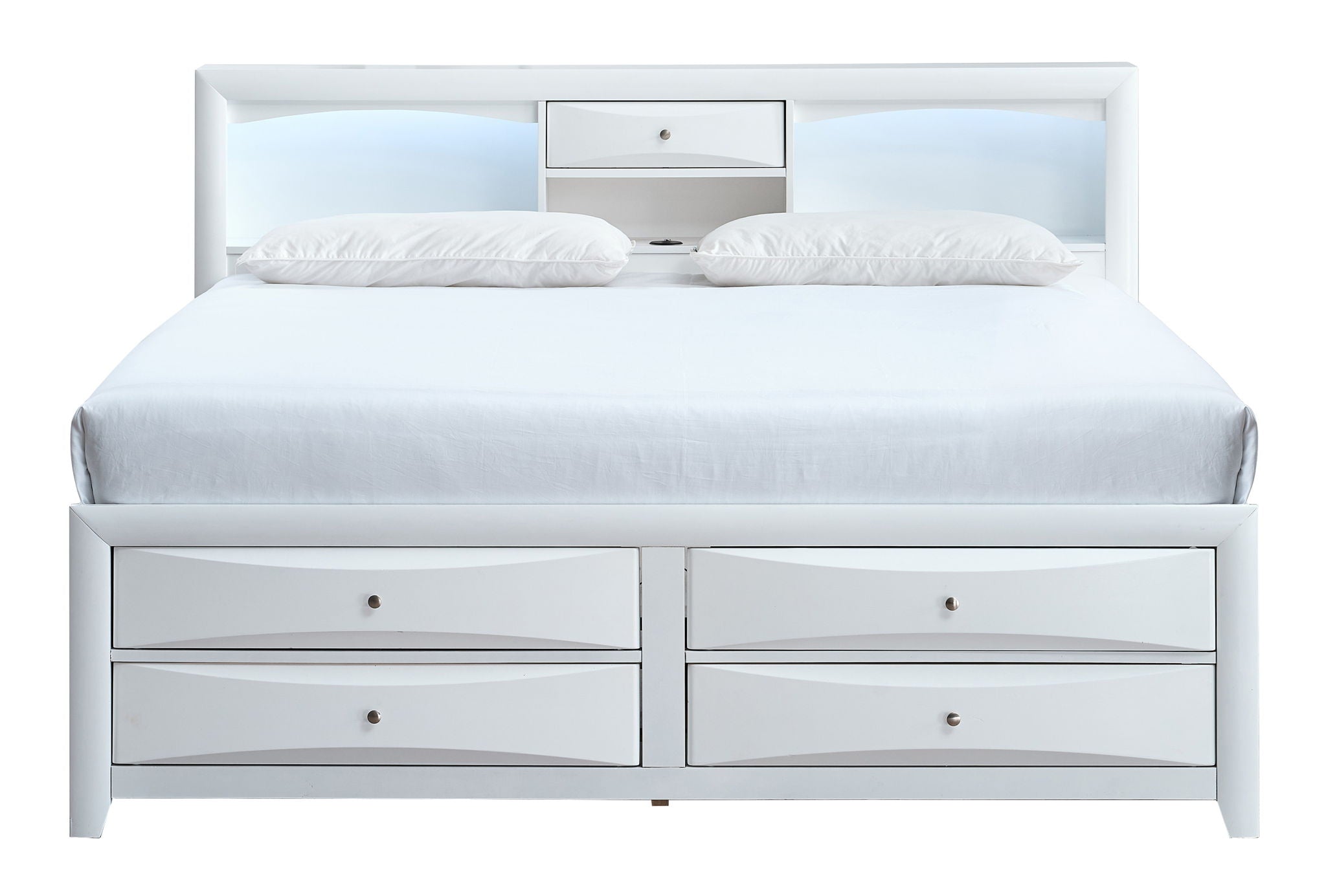 Glory Furniture - Marilla - Storage Bed With Lighting