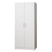 Viviane - Closet With Hanging Bars And 5 Shelves - White