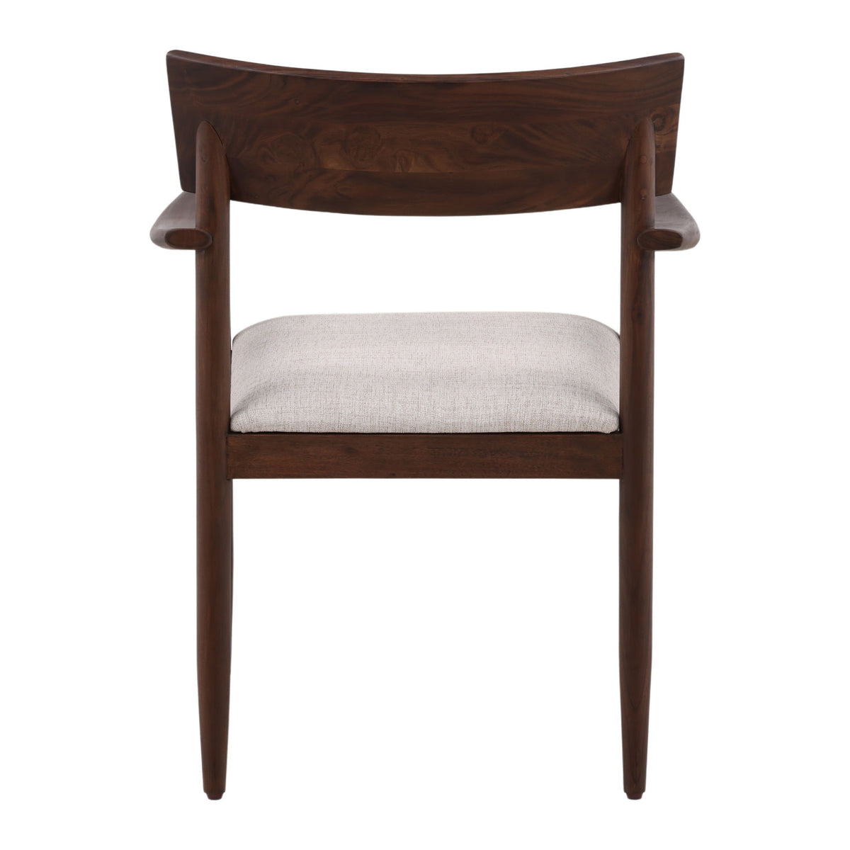 Glen - Dining Chair - Dark Brown And Cream