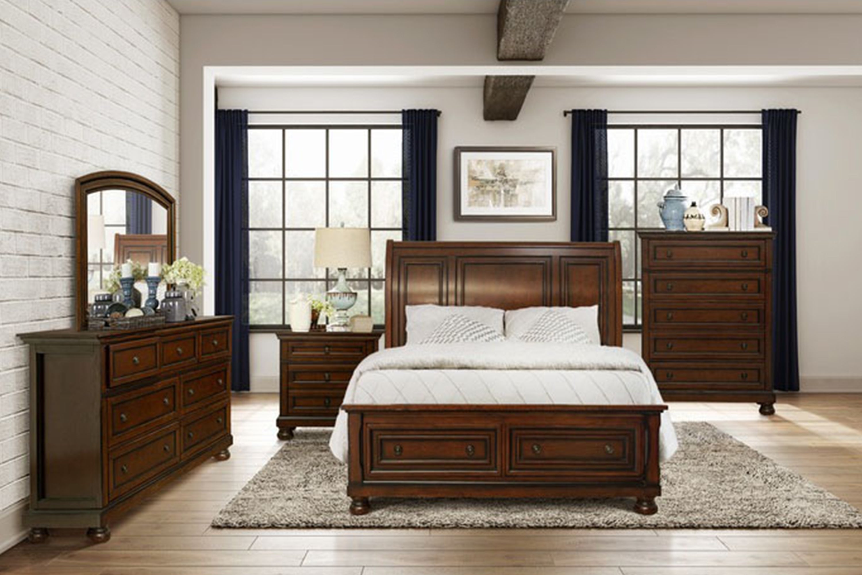 5pcs Queen Bedroom-Begonia Collection