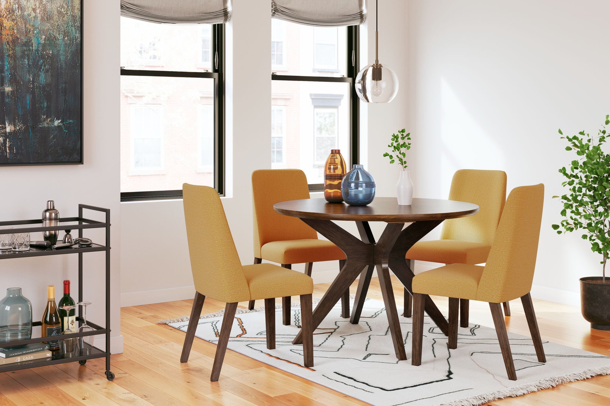 Lyncott Dining Room Table Set - Thumbnail 5