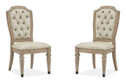 Marisol - Dining Side Chair With Upholstered Seat and Back (Set of 2) - Fawn