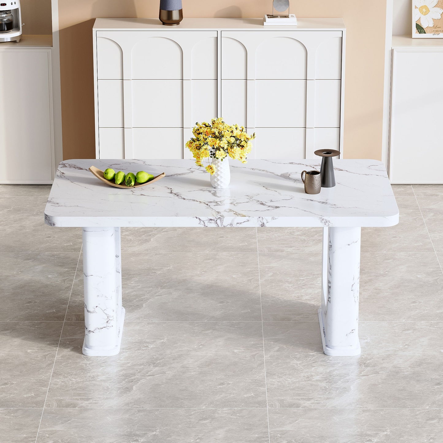 Stylish Versatile Textured Dining Table