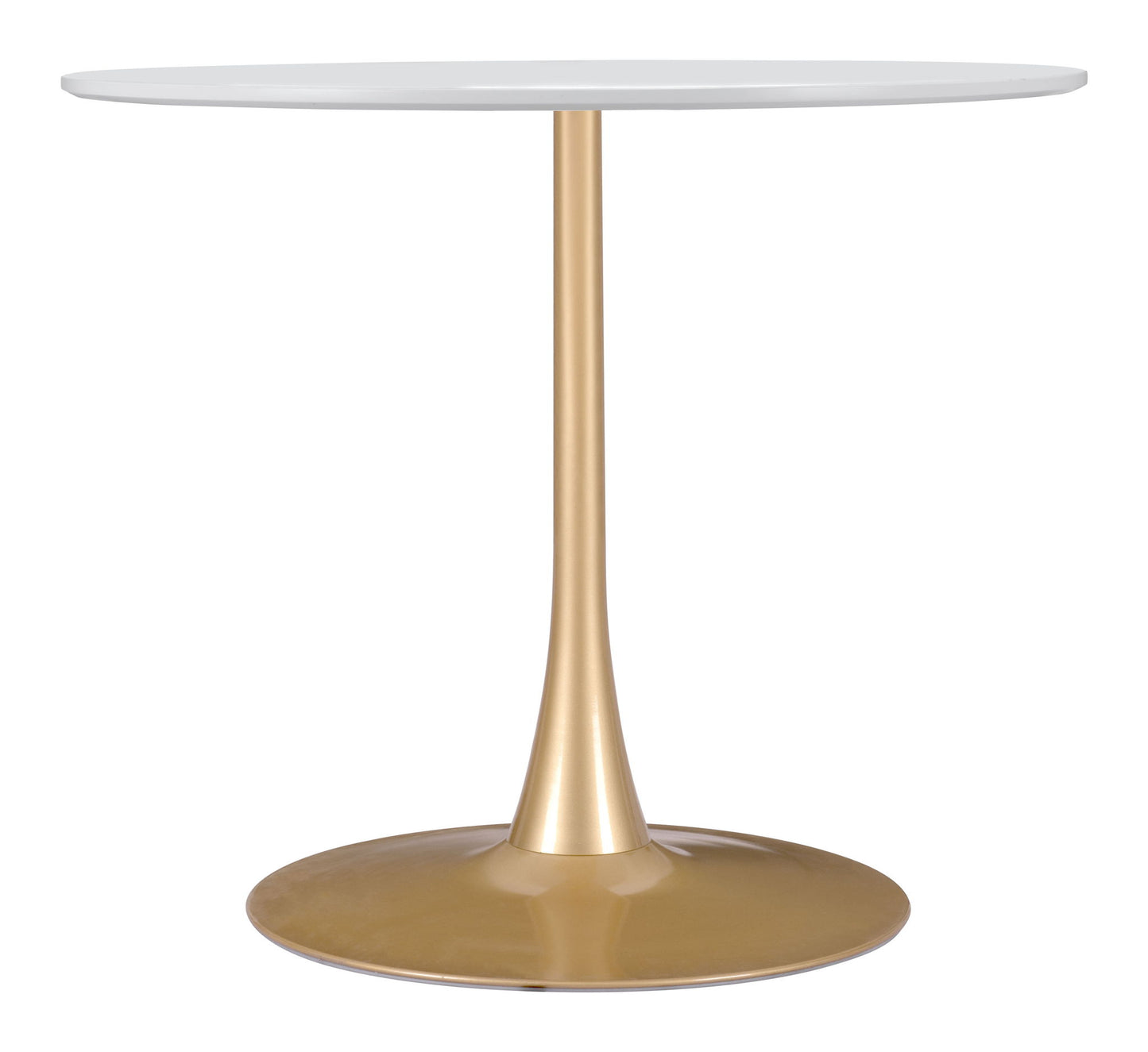 Opus - Dining Table - White / Gold