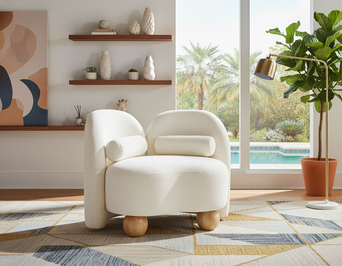 Daphne - Chenille Chair