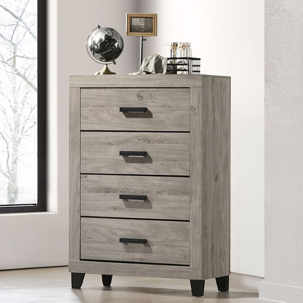 Mari - Chest - Light Gray Finish