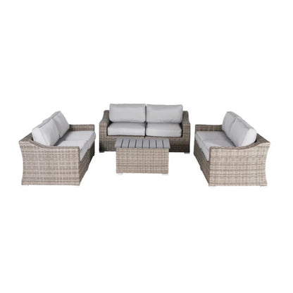 Stylish Sofa Seating Group With Cushions Perfect For Outdoor Gatherings