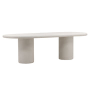 Emeric - Outdoor Dining Table - White
