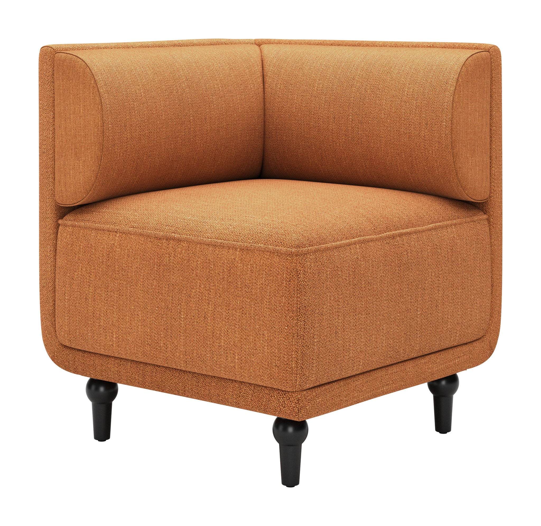 Malben - Corner Chair - Brown