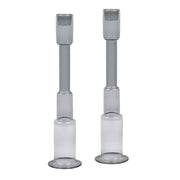Freija - Candle Holder (Set of 2) - Smoked Gray