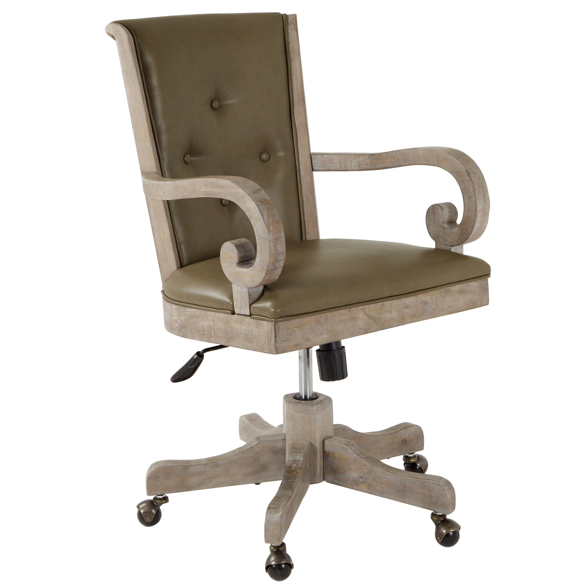 Tinley Park - Fully Upholstered Swivel Chair - Dove Tail Gray