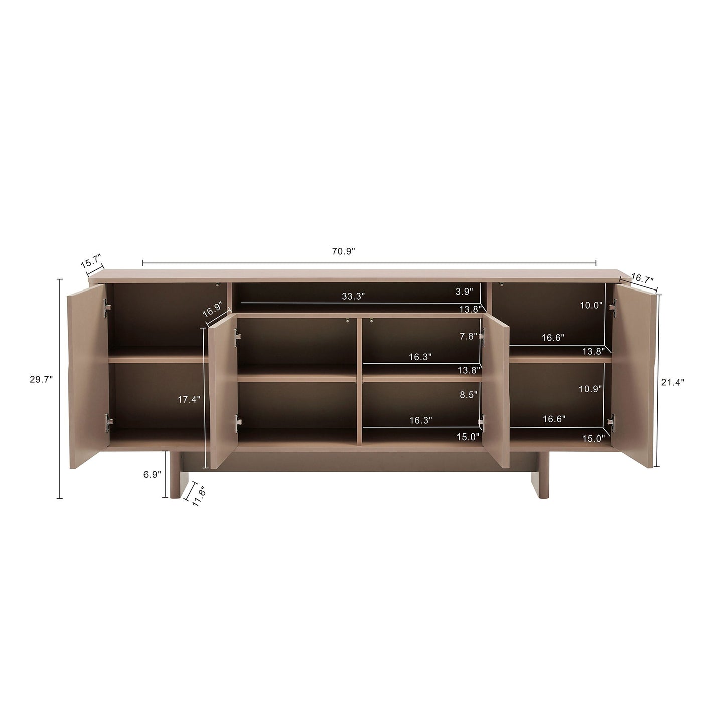 Ella - Sideboard With Adjustable Shelves