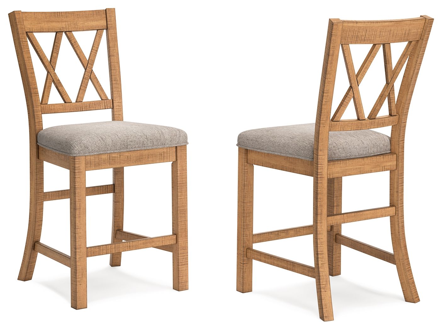 Havonplane Upholstered Barstool (Set of 2) - Thumbnail 2