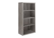 Bookshelf, Bookcase, Etagere, 5 Tier, For Office, Contemporary & Modern - Taupe