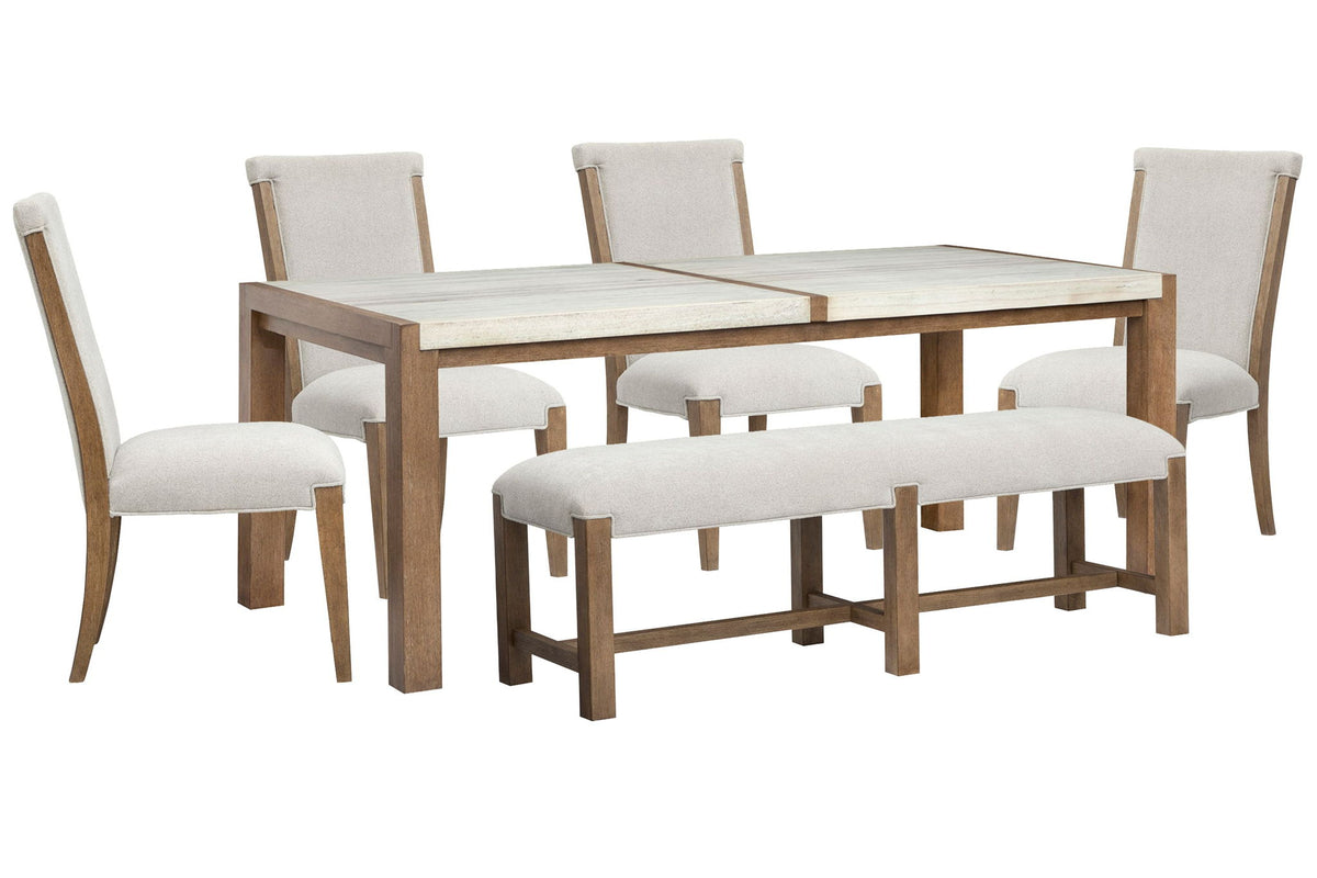 Plum Creek - 6 Piece Rectangular Dining Table Set