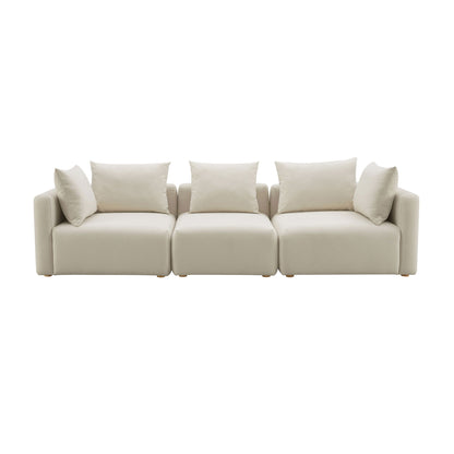Hangover - Linen Fabric Sofa - Cream