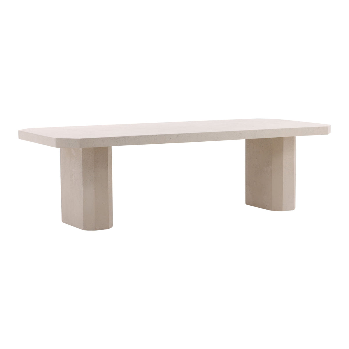 Prism - Outdoor Dining Table - Ivory