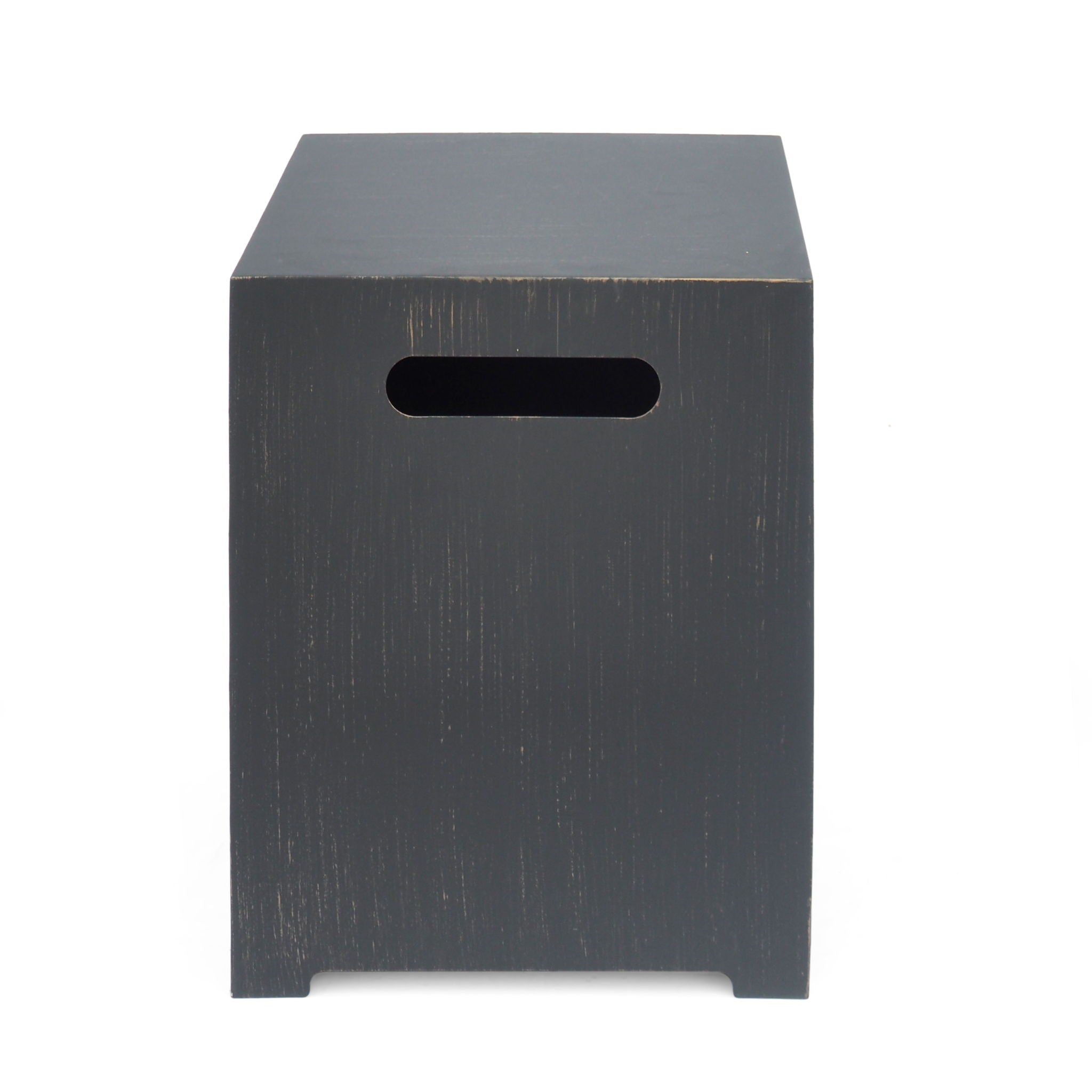 Modern Tank Holder Side Table With Powder Coated Frame
