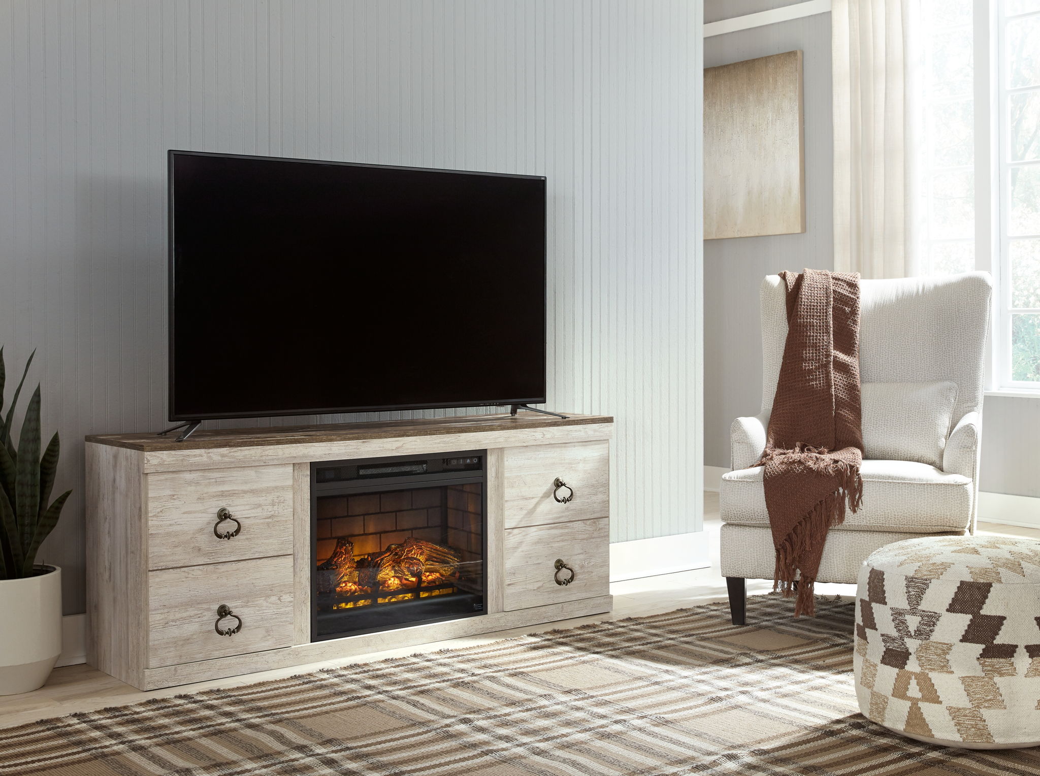 Ashley Furniture Willowton TV Stand - Thumbnail 3