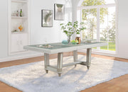 D106 - Rectangular Dining Table - Shimmer Silver