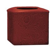Savannah - Ceramic Tissue Box Cover - Red