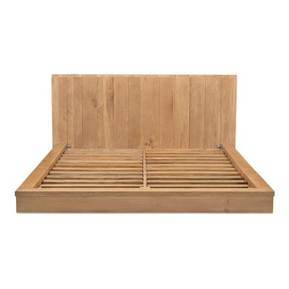Plank - Queen Bed - Natural Oak