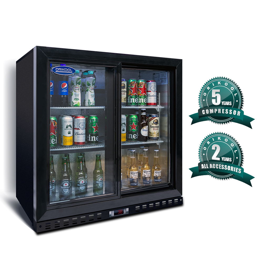Beverage Refrigerators Glass Door Back Bar, Cooler, Commercial Beer Wine And Drink Fridge