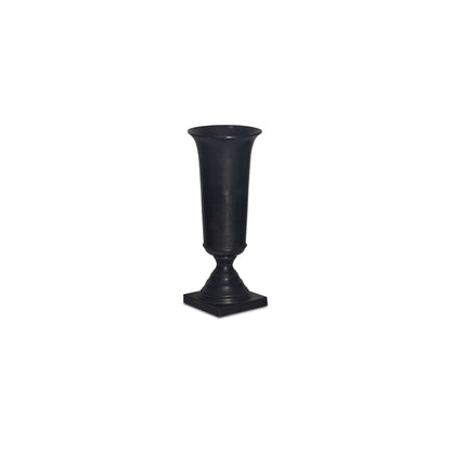 Cassia - Cast Aluminum Vase - Black