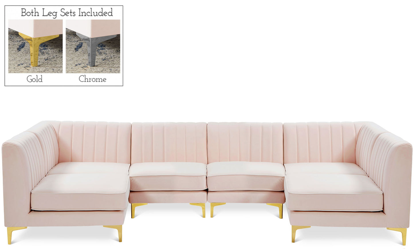 Alina - 6 Piece Modular U-Shaped Sectional