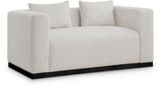 Alfie - Linen Textured Fabic Loveseat