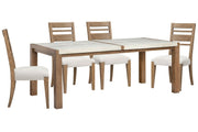 Plum Creek - 5 Piece Rectangular Dining Table Set
