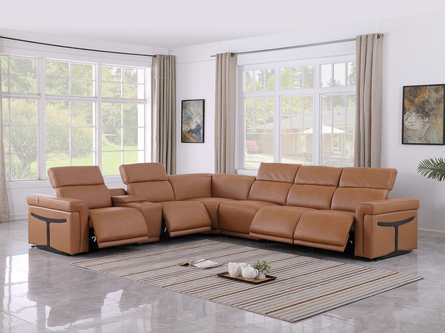 1126 - L-Shaped Sectional Sofa