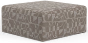 Zeke - Cocktail Ottoman - Cloud