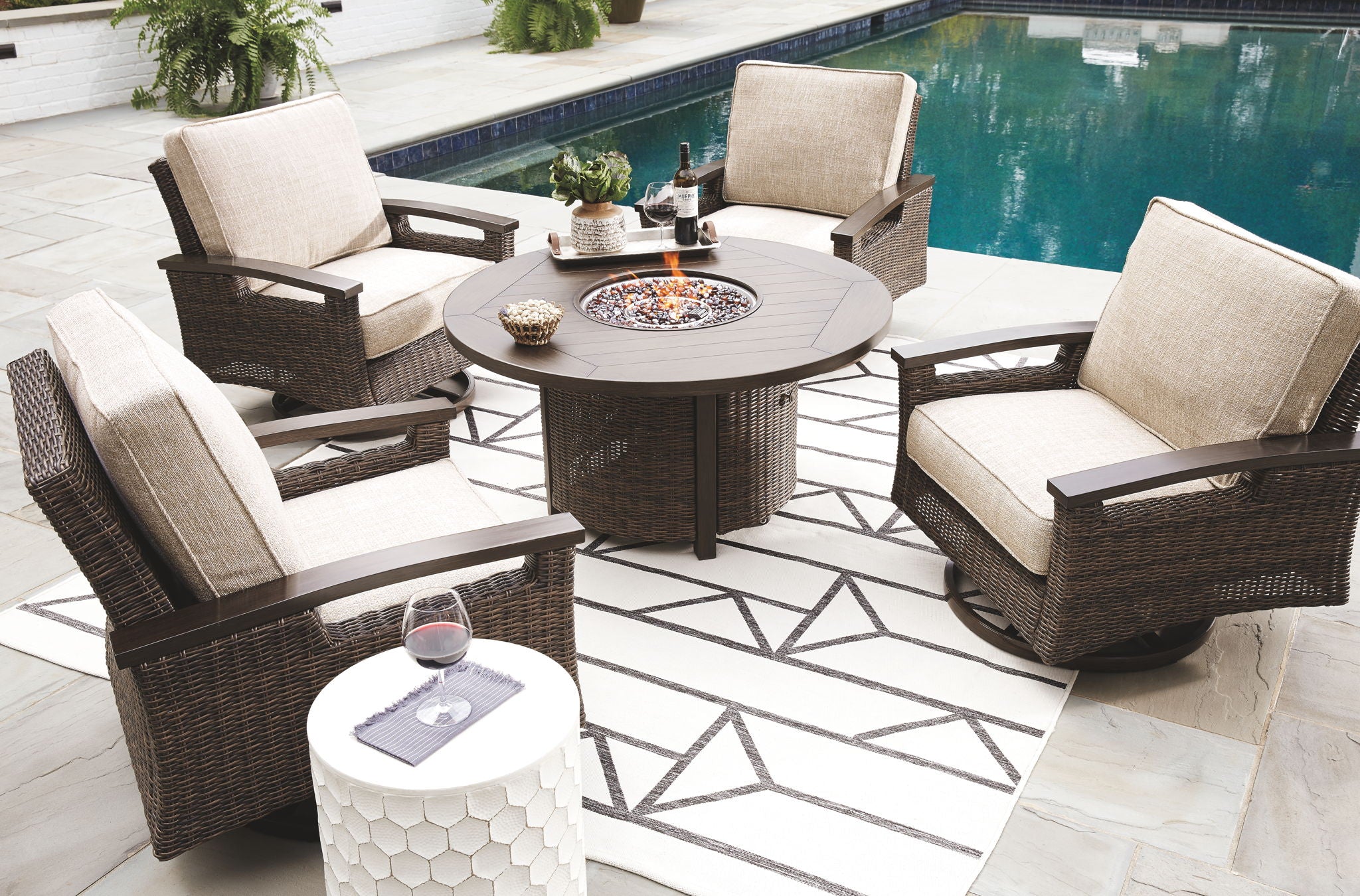 Ashley Furniture Paradise Trail Conversation Set