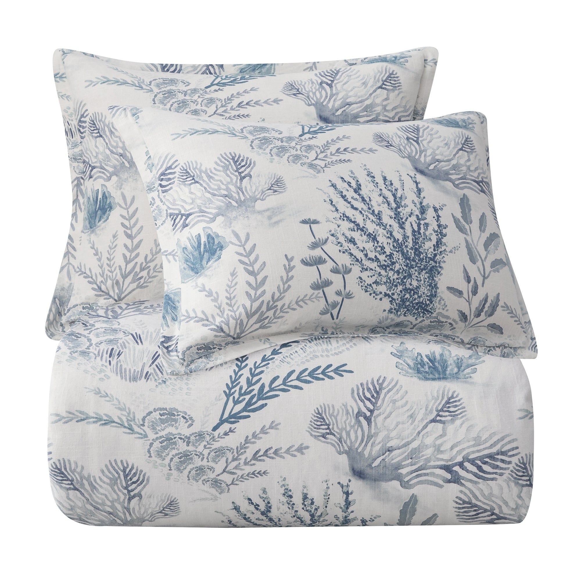 Oceania - Queen Duvet Cover Set (Set of 3) - Blue