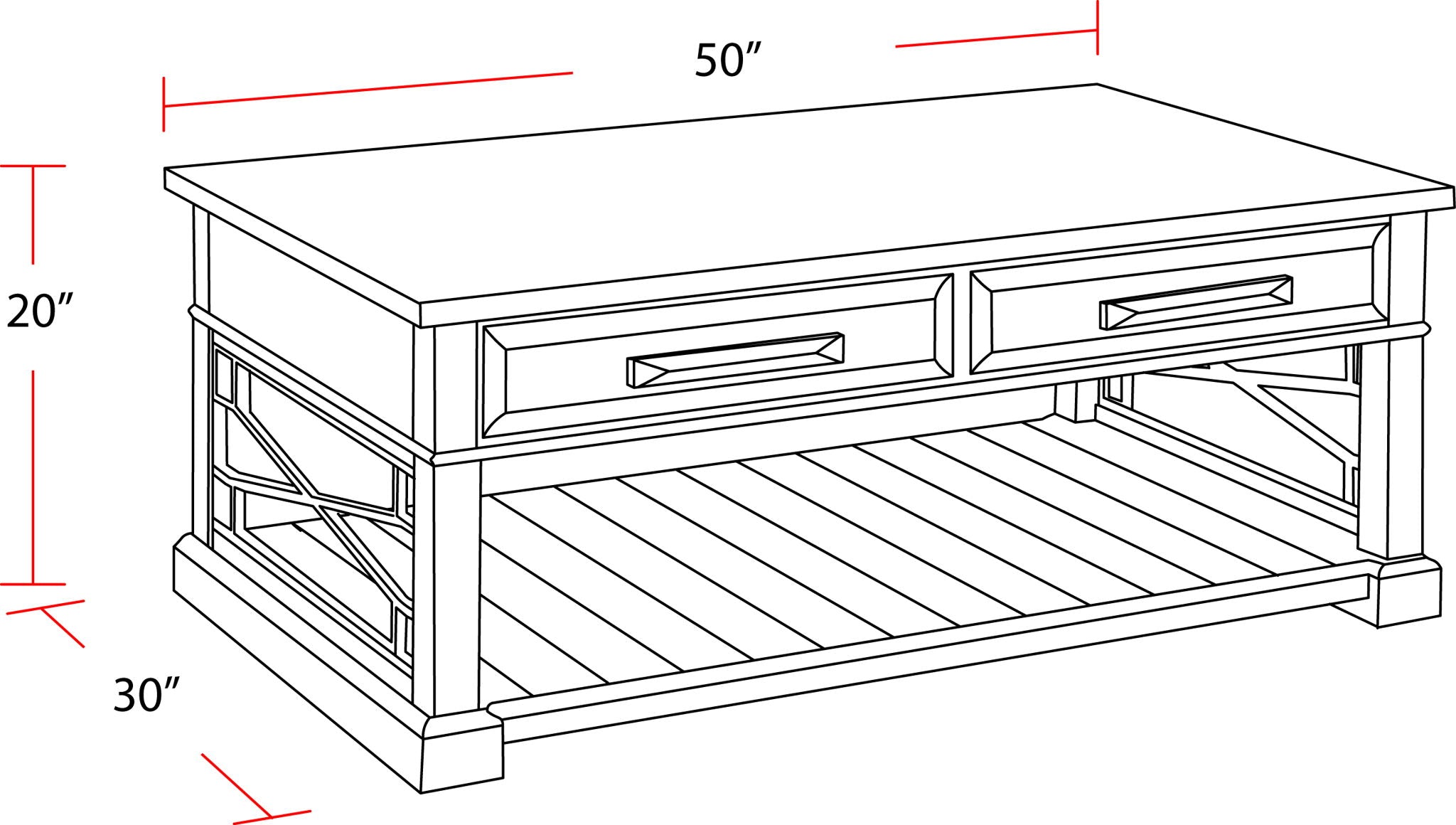 Sundance - Cocktail Table