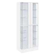 Gilbert - 4 Door LED Curio Display Cabinet