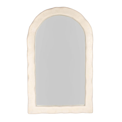 Kaia - Textured Floor Mirror - Cream