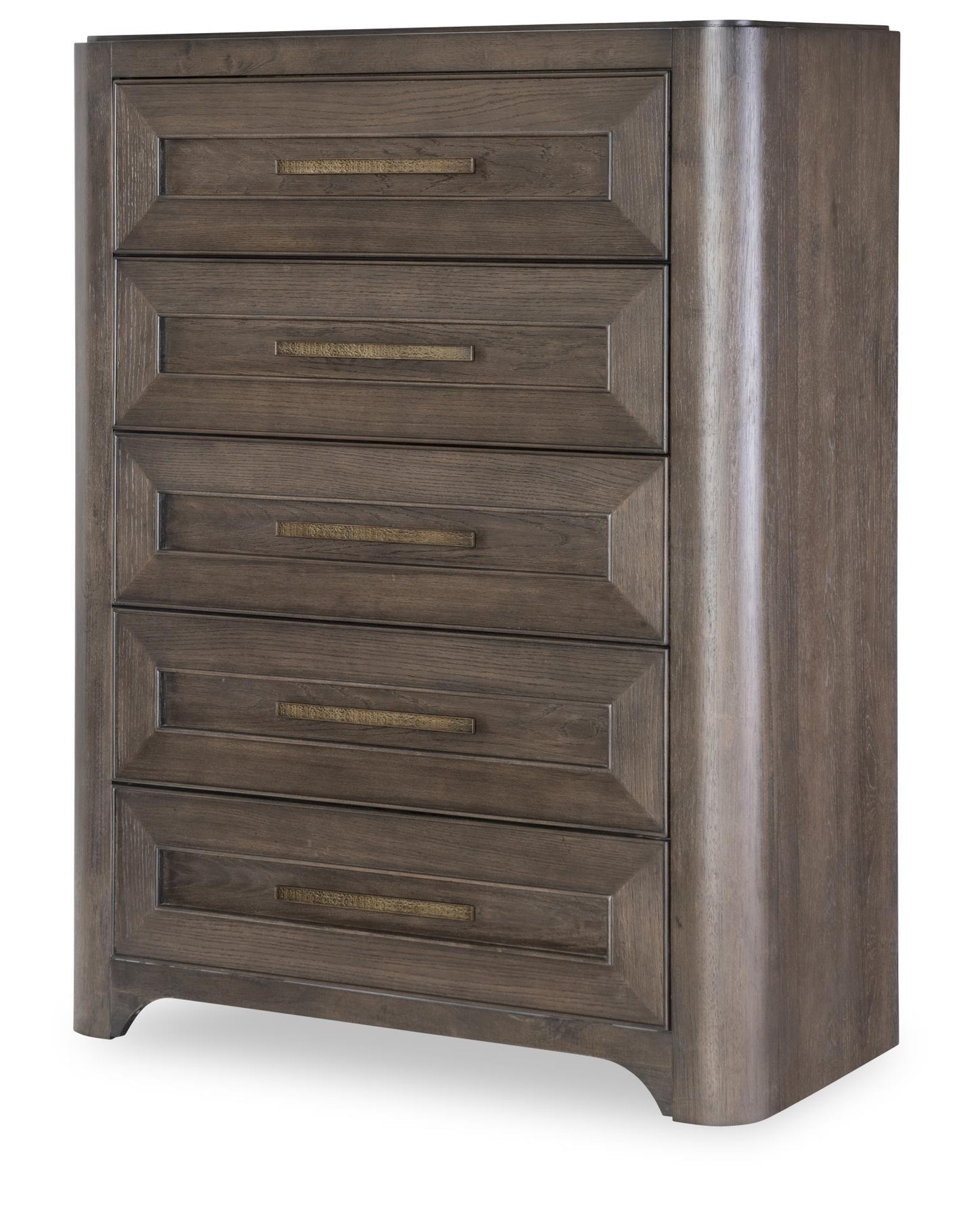 Lancia - 5 Drawer Chest - Charred Oak