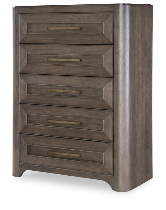 Lancia - 5 Drawer Chest - Charred Oak